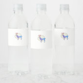 Oh Deer Clean Graphic Style  Waterfles Etiket (Flessen)