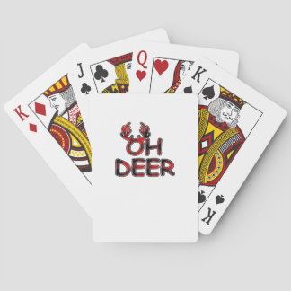 Oh Deer Clean Layout Pokerkaarten