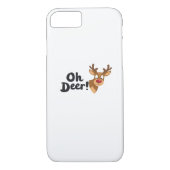 Oh Deer Clean Minimal Seeing Case-Mate iPhone Case (Achterkant)