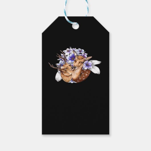 Oh Deer Clean Minimal Style Cadeaulabel (Voorkant)