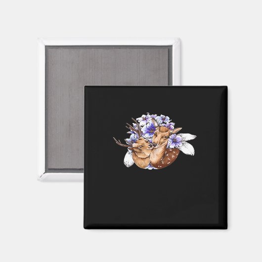 Oh Deer Clean Minimal Style  Magneet (Voorkant / Achterkant)