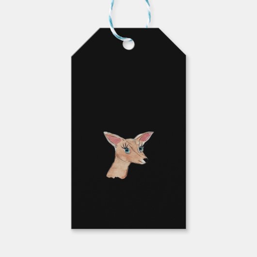 Oh Deer Clean Modern  Cadeaulabel (Voorkant)