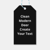 Oh Deer Clean Modern  Cadeaulabel (Achterkant)