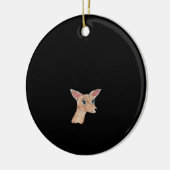 Oh Deer Clean Modern  Keramisch Ornament (Links)