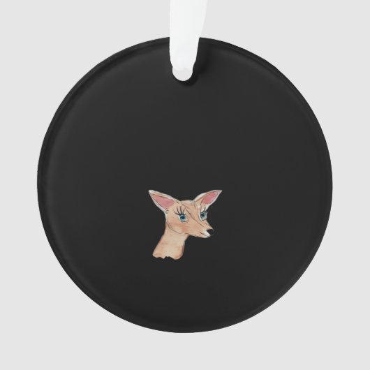Oh Deer Clean Modern  Ornament (voorkant)