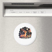 Oh Deer Contemporary Graphic Vibe Magneet (Insitu (Vaatwasser))