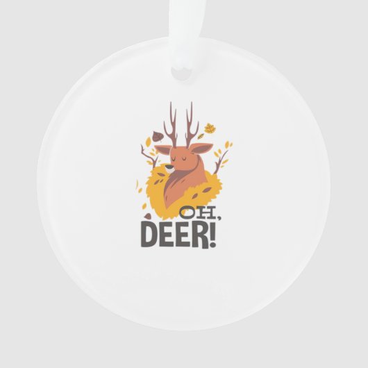 Oh Deer Contemporary Minimal Look Ornament (voorkant)
