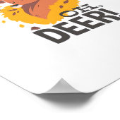 Oh Deer Contemporary Minimal Look Poster (Hoek)