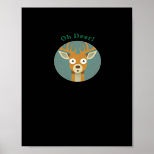 Oh Deer Creatieve Stijl Poster