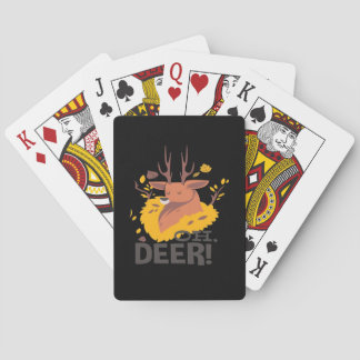 Oh Deer Creative Design Pokerkaarten