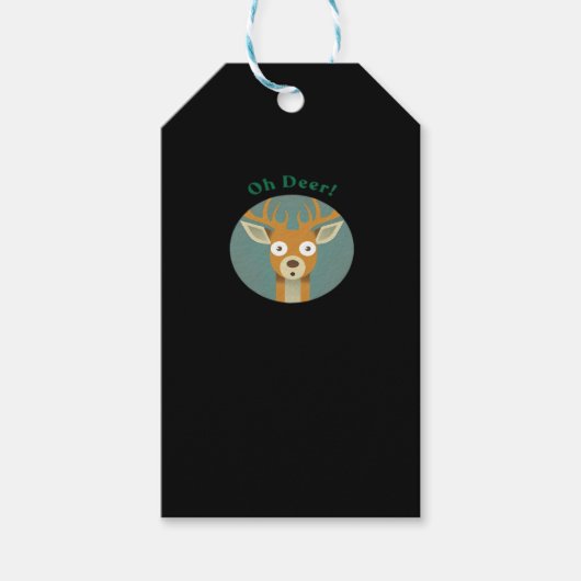 Oh Deer Creative Style Cadeaulabel (Voorkant)