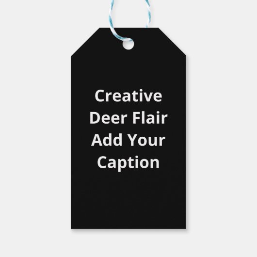Oh Deer Creative Style Cadeaulabel (Achterkant)