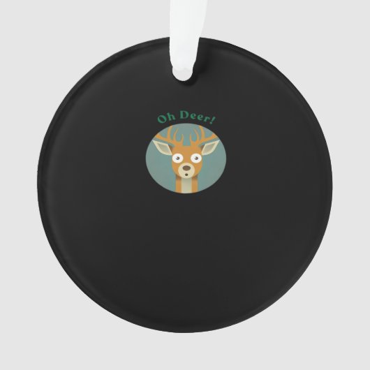 Oh Deer Creative Style Ornament (voorkant)