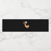 Oh Deer Cute Punny Deer Saying Whimsical Quote Waterfles Etiket (Enkel label)