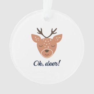 Oh Deer Deer Love Save The Deer CrAcrylic Ornament
