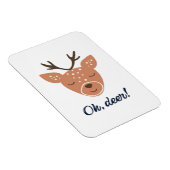 Oh Deer Deer Love Save The Deer Creative Design  Magneet (Rechterzijde)