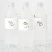 Oh Deer Elegant Timeless Style  Waterfles Etiket (Flessen)