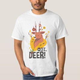 Oh Deer en een grappige Kerstmis T-shirt
