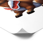 Oh Deer Energetic Modern Design Poster (Hoek)