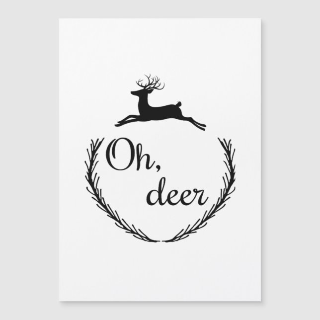 Oh Deer Funny Style Design  (Voorkant)