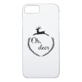 Oh Deer Funny Style Design Case-Mate iPhone Case (Achterkant)