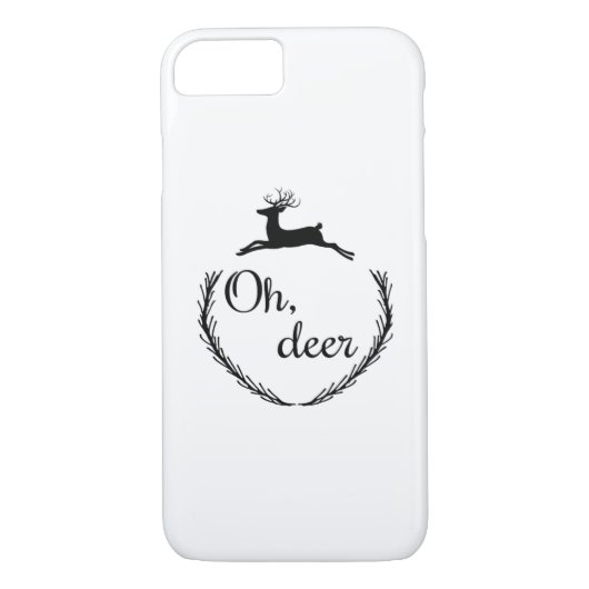Oh Deer Funny Style Design Case-Mate iPhone Case (Achterkant)