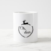 Oh Deer Funny Style Design Extra Grote Beker (Voorkant)
