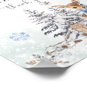 Oh Deer Help de drukke ouders adres een envelop Poster (Hoek)