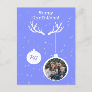 Oh Deer, het is kerstfeestdag Briefkaart
