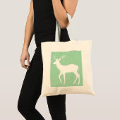 Oh Deer, het is Kerstmis, groen Tas (Voorkant (product))