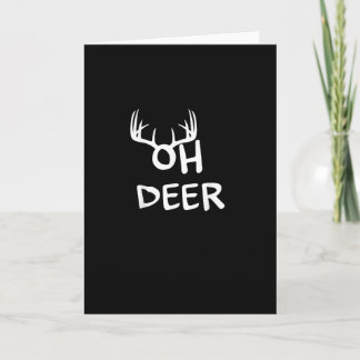 Oh Deer Hunter Rustic Outdoor Design Kaart