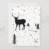 Oh Deer Hunting Boy Birthday Kaart (Achterkant)