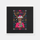 Oh Deer Ik ben Queer LGBT LGBTQ Gay Pride Lelijke Servet (Voorkant)