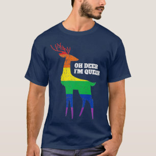 Oh Deer Im Queer LGBT Rainbow Gay Pride T-shirt