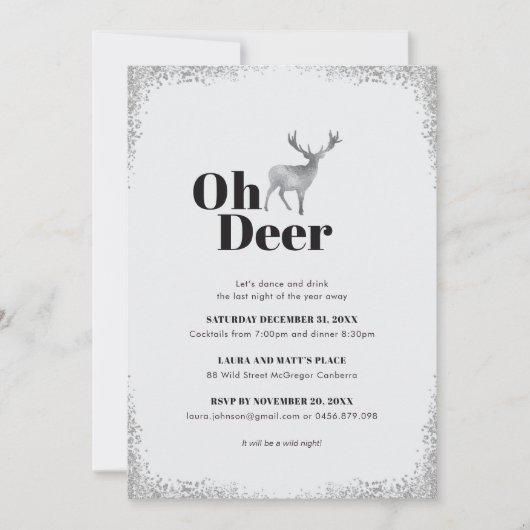 Oh Deer Invitation (Devant)
