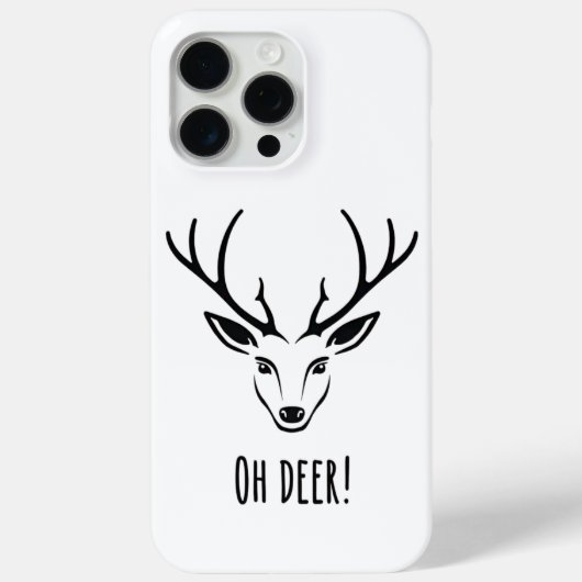 "Oh Deer!" iPhone Case (Achterkant)