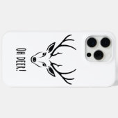"Oh Deer!" iPhone Case (Achterkant (horizontaal))