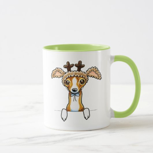 Oh Deer Italiaanse Greyhound Mok (Rechts)