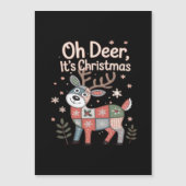 Oh Deer Its Christmas Miniature Patchwork Squares (Voorkant)