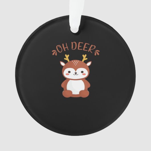 Oh Deer Kawaii Deer Playful Art Style (devant)