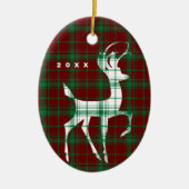 "Oh Deer" kerstcadeautje Keramisch Ornament (Voorkant)