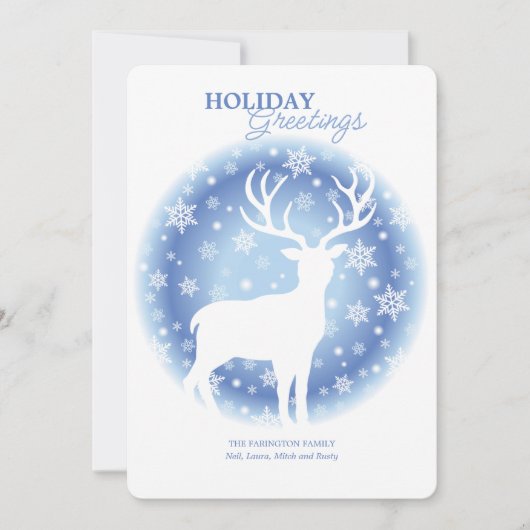 Oh Deer Kerstkaart (Voorkant)