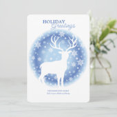 Oh Deer Kerstkaart (Staand voorkant)