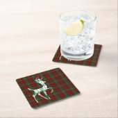 Oh Deer! Kerstmis Vierkante Kartonnen Onderzetter (Insitu)