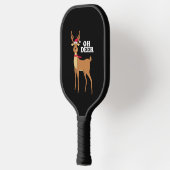 Oh Deer - kerstrender Pickleball Paddle (Links)