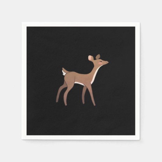 Oh Deer Me Whimsical Creative Design  Servet (Voorkant)