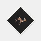 Oh Deer Me Whimsical Creative Design  Servet (Hoek)