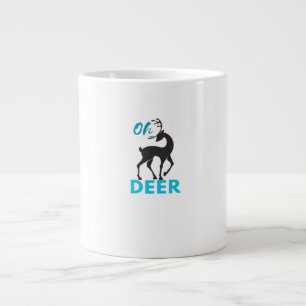 Oh Deer Minimaal Design Extra Grote Beker