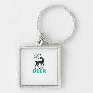 Oh Deer Minimaal Design  Sleutelhanger