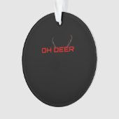 Oh Deer Minimal Aesthetic Vibe (devant)